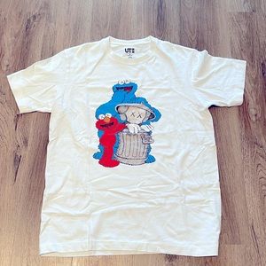 Sesame Street Uniqlo Collection White Tee